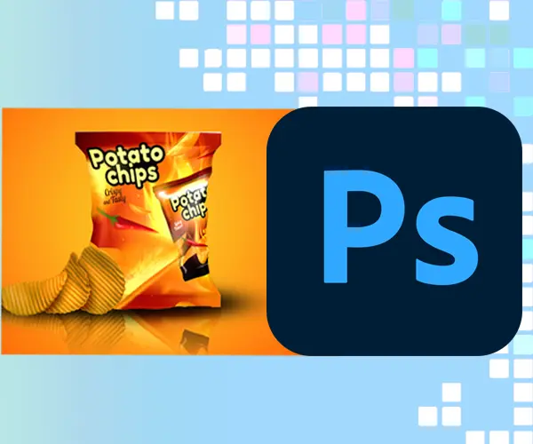 Photoshop - Desain Mockup Produk Makanan