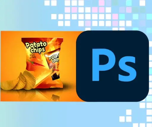 Photoshop - Desain Mockup Produk Makanan